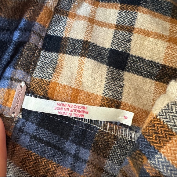 free people serena plaid skort - Picture 4 of 4